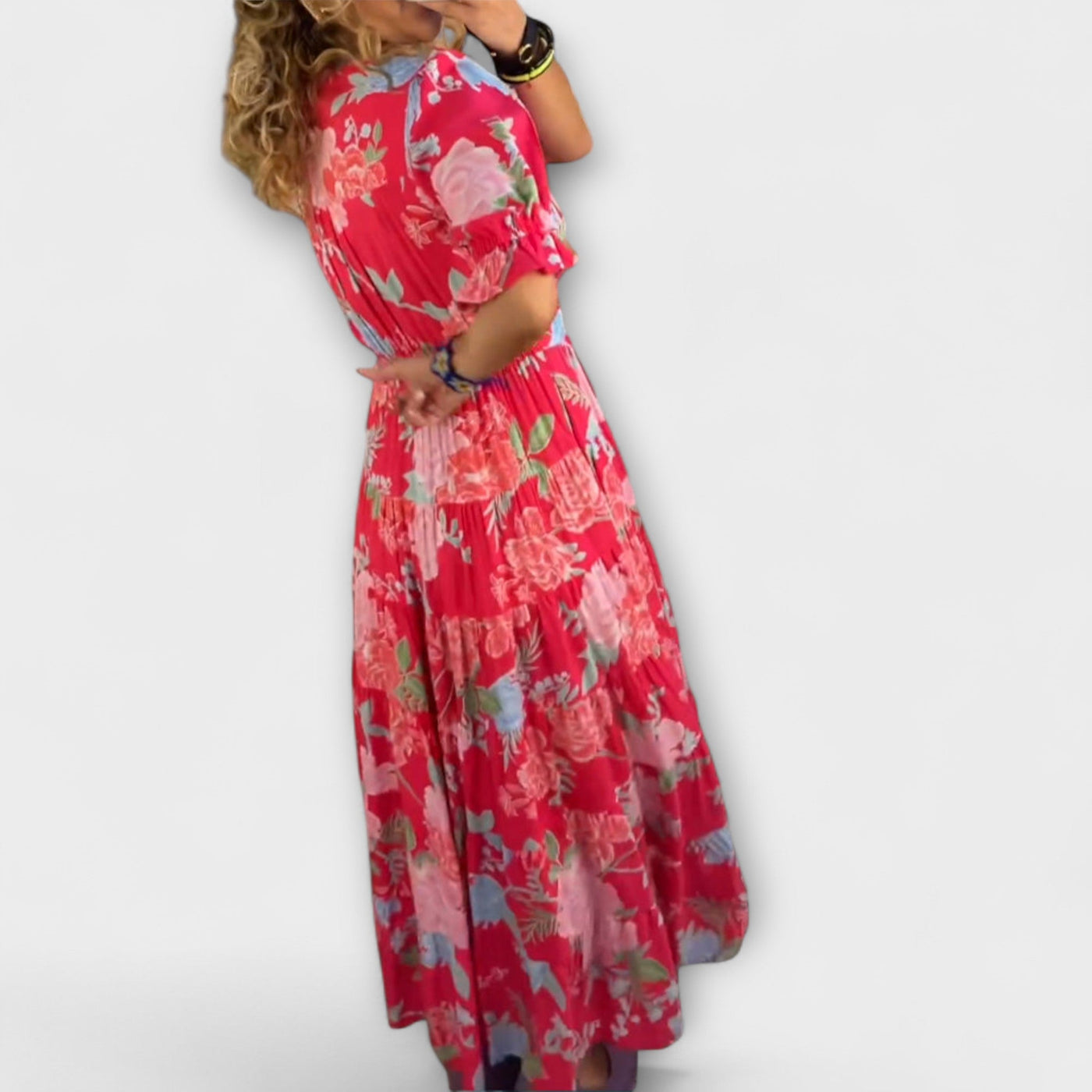 Zora | Květinové maxi šaty