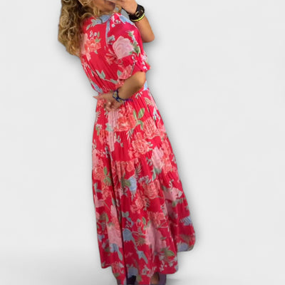 Zora | Květinové maxi šaty