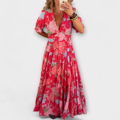 Zora | Květinové maxi šaty