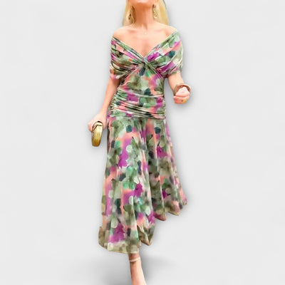 Jarmila | Elegantní maxišaty s květinami