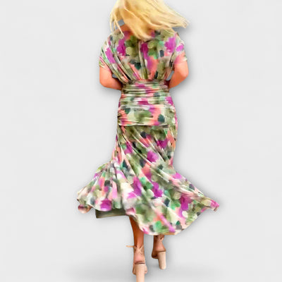 Jarmila | Elegantní maxišaty s květinami