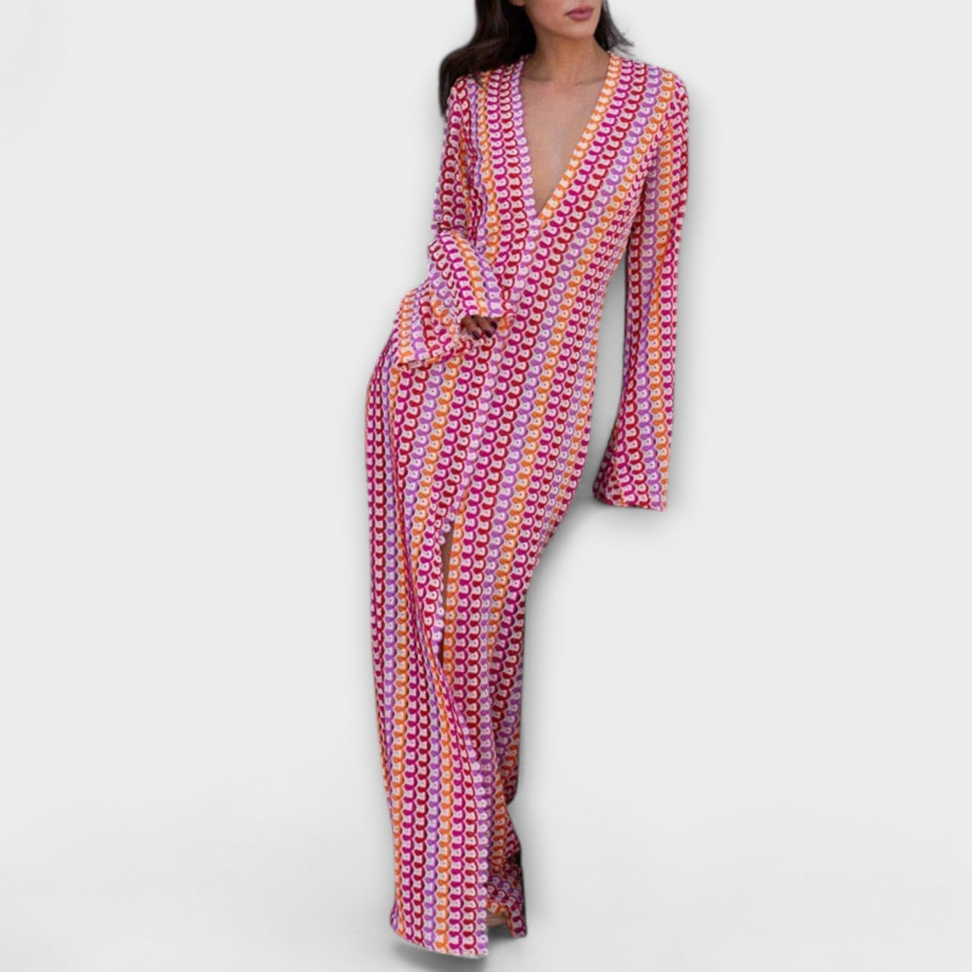 Emma | Šaty přes plavky s výstřihem do V