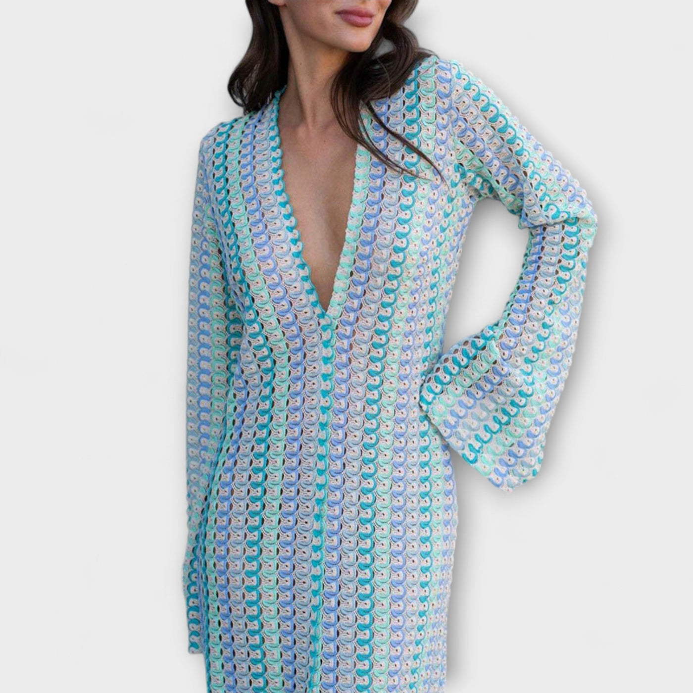 Emma | Šaty přes plavky s výstřihem do V