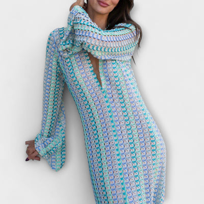 Emma | Šaty přes plavky s výstřihem do V