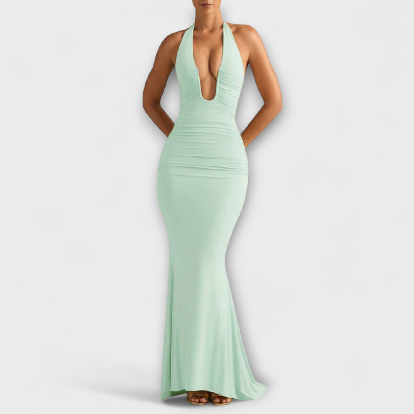 Hedvika | Halter šaty s odhalenými zády