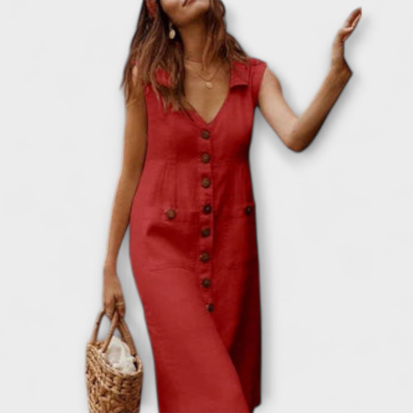 Jaroslava | Košilové šaty bez rukávů