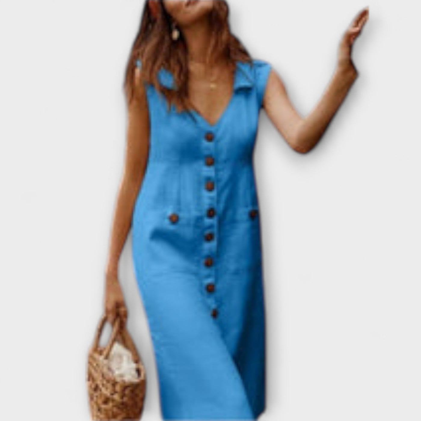 Jaroslava | Košilové šaty bez rukávů