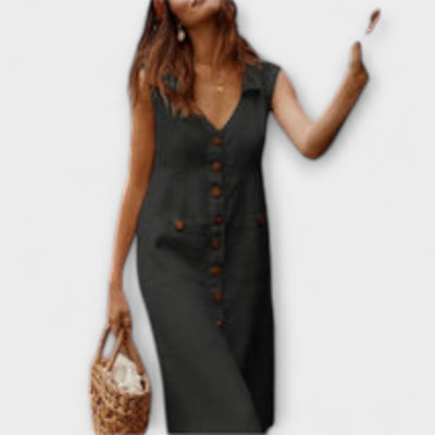 Jaroslava | Košilové šaty bez rukávů