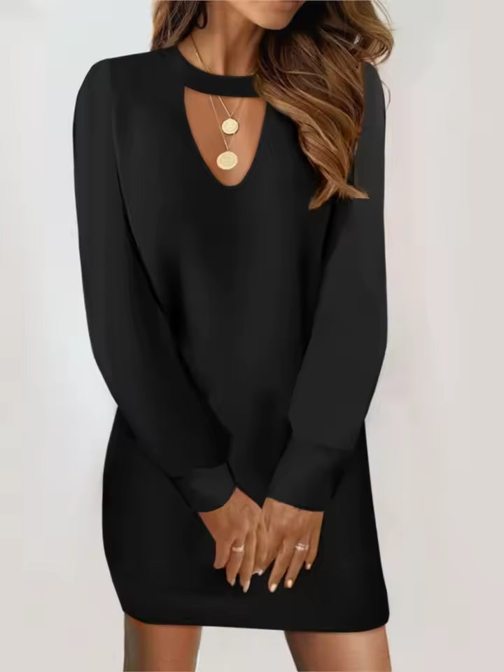 Ema | Šaty s výstřihem do V a rukávy